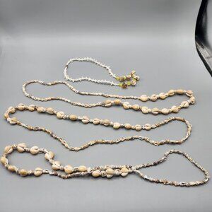 Vintage Puka Hawaiian Shell Necklace Bundle of 4 Y2K